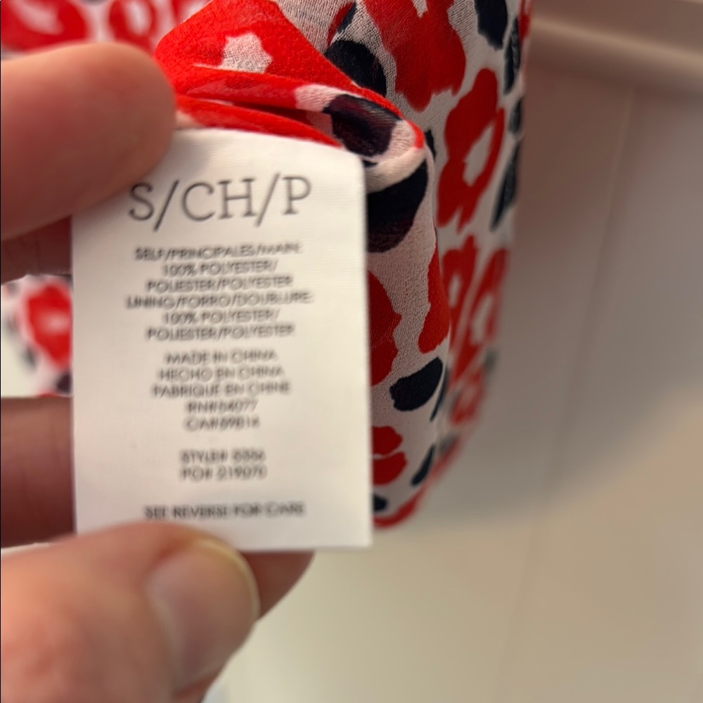 CAbi Red and Black Floral Tank Top - Picture 6 of 7